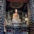 Zhongshan Grotto central altar Buddha