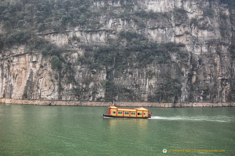Houseboat on the Yangtze