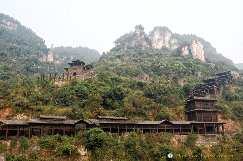 Covered Walkways to the Three Gorges Tribe Village