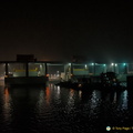 Night View of the Ship Lock at the Three Gorges Dam