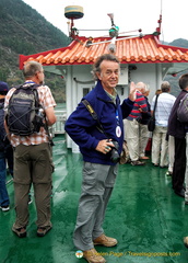 On our Shennong Stream Boat 