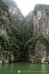 Steep Cliffs along the Shennong Stream