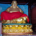 Close-up of the Laughing Buddha