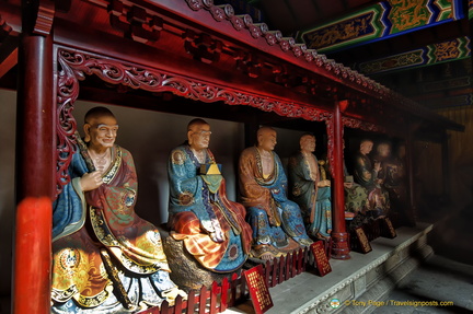 Statues of the Eighteen Disciples of Buddha