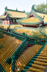 Fengdu Ghost City Temple Roofs