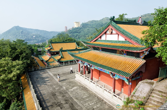 View from above the Jade Emperor Hall