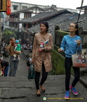 Young and Trendy Locals at Ciqikou