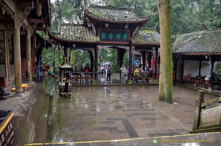 Mt Qingcheng Temple Courtyard