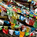 Colourful Prayer Flags at Dafo Temple