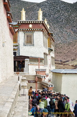 Tourist Group at Ganden Sumtseling Monastery