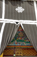 Entrance to Ganden Samtseling Monastery Hall